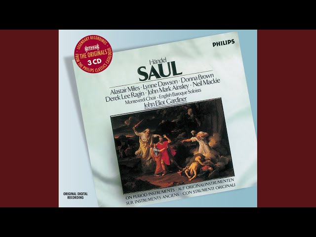 Haendel - Saül: Symphony (Acte II) : English Baroque Soloists / J.E.Gardiner