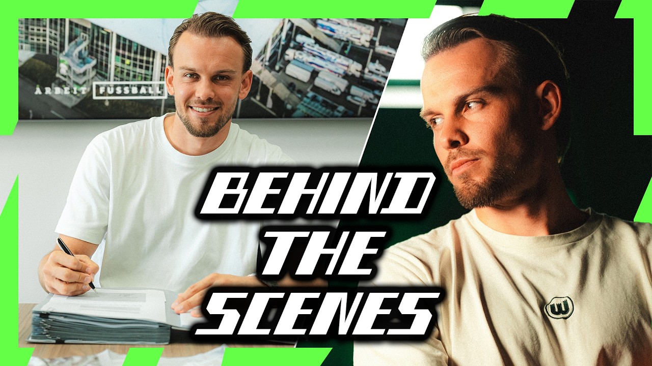 Timon Wellenreuther und sein neuer Arbeitsplatz 💚🐺 | Behind The Scenes | Wölfe TV