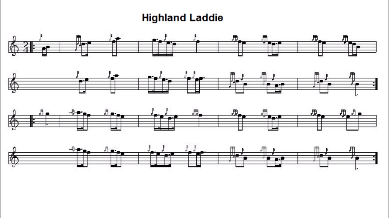 Bonnie Laddie, Highland Laddie. Sheet music for Piano (Solo)