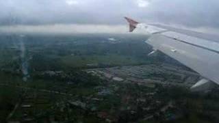 Landing at Rangoon/Yangon - Indian Airlines Airbus A320