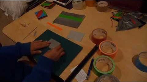 How to Make a Duct Tape Wallet Part Two- The Inner Pockets