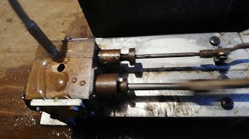 Scratch built double acting steam engine