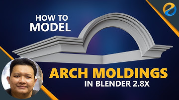 How to model arch moldings in Blender 2.8X