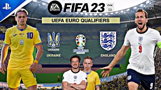 FIFA 23 - England vs Ukraine | PS5™[4K] | UEFA EURO Qualifiers #fifa23 #england #ukraine #euro2024