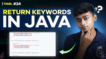 #24 Learn about Return Keyword in Java | In Tamil | Java Tutorial Series | Error Makes Clever