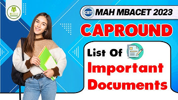 MAH MBA CET - 2023 CAP Round | List Of Documents | Be Ready | Must Watch