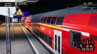 Night Drive with BR143 DB on Train Sim World 4 a northbound