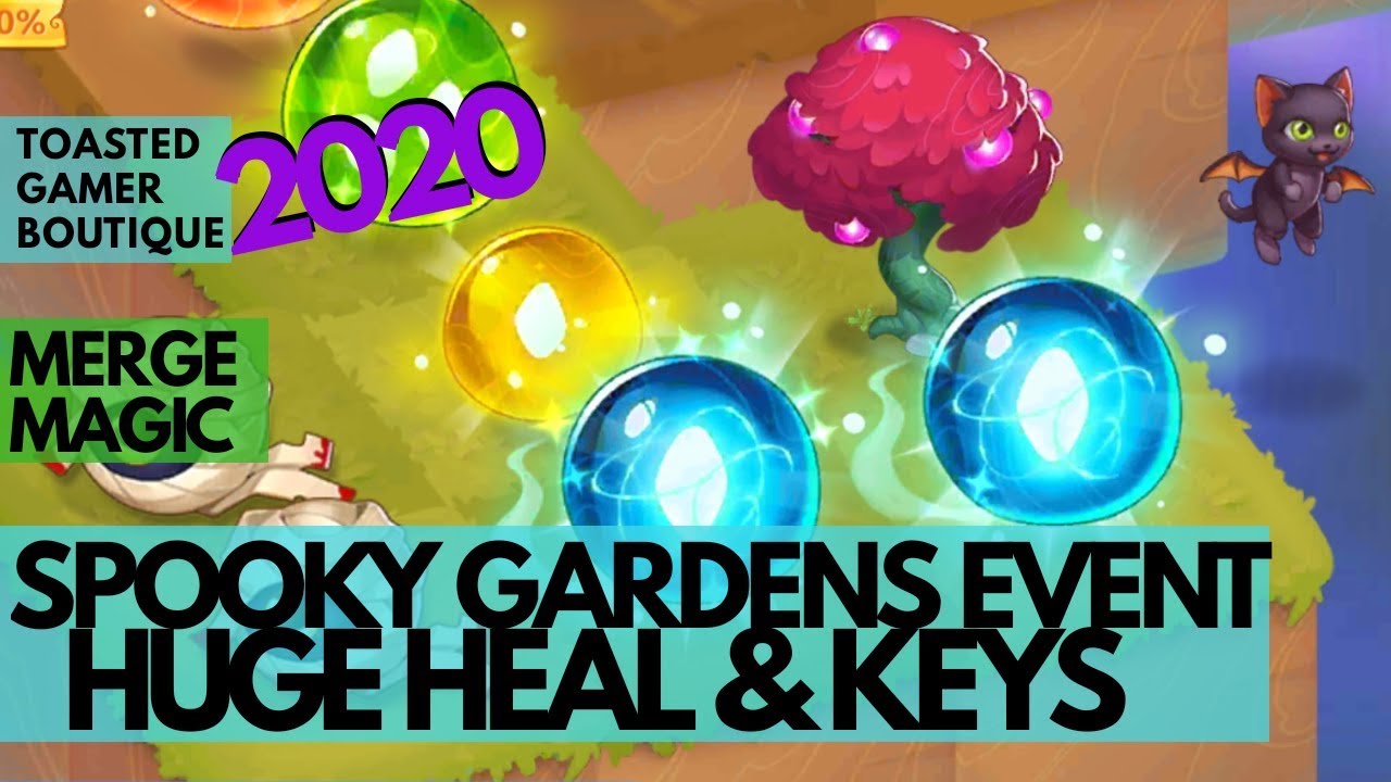 Huge Heal & More Keys • Merge Magic Spooky Gardens Event 2020 Tips
