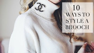 10 WAYS TO STYLE A CHANEL BROOCH + $$ GIVEAWAY (CLOSED) 