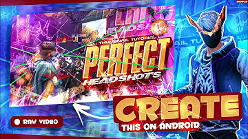 HOW TO MAKE FREE FIRE THUMBNAIL LIKE THIS [RAW VIDEO]  - ON ANDROID