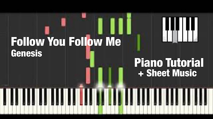 Follow You Follow Me Piano version - Piano performance video thumbnail