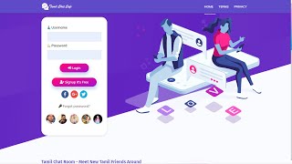TCR - Decent Tamil Chat Room App  To Make Friendship. Promo Video screenshot 1