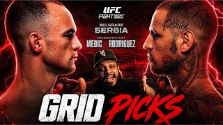 Our GRIDPICKS for UFC BELGRADE - MEDIC vs RODRIGUEZ