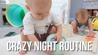 A NOT NORMAL NIGHT ROUTINE | crazy twin bedtime | heather fern