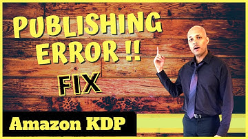 KDP Please fix the highlighted errors to continue | Imprint Error