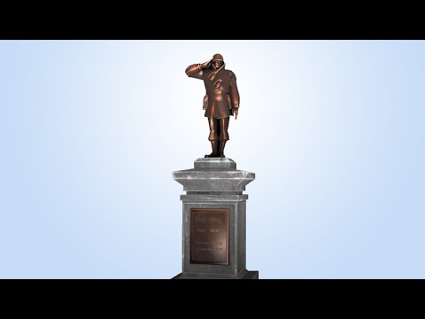 Video: Valve Dodaje Spomen-statue Rick Mayu Team Fortress 2