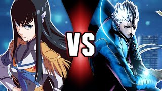 Satsuki vs Vergil | Sprite Animation | Kill la Kill vs Devil May Cry