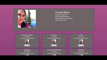 MVC app, HTML, CSS, Javascript, AJAX, GitHub API Demo