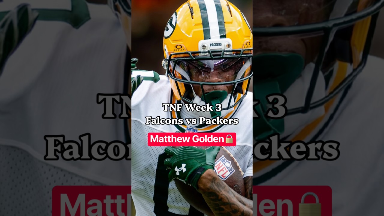 Free TNF Pick, Matthew Golden over 54.5 receiving yards.