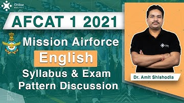 AFCAT 1 2021 | English  | Syllabus, Strategy, Exam Pattern | Mission Airforce | Online Benchers