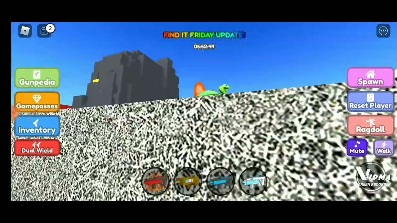 how to get sit gun and ice skate gun in find the admin gun