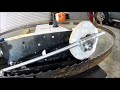 Homemade sawmill bandsaw blade sharpener DIY plus tips for building one