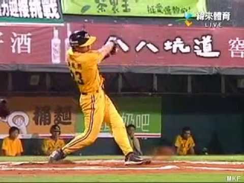 20040515 兄弟象 VS 統一獅 6局上半，「火星恰」與「小藍波」及「阿扁」單局三轟。