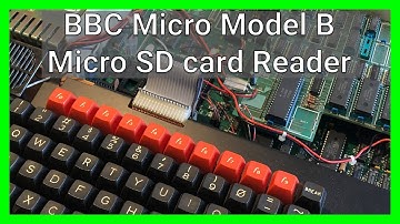 PSU recap and SD Card Reader for BBC Micro Model B