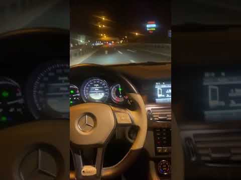 Araba Snap|Mercedes Cls 350|Gece|Hız
