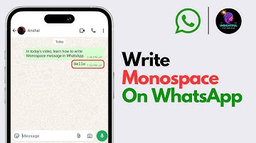 How To Write Monospace Message in WhatsApp (2024) | WhatsApp Monospace Message
