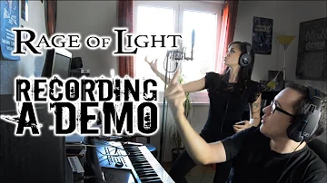 RAGE OF LIGHT - Recording the demo of "I Can, I Will"