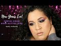 New Years Eve 2017 Holo Glitter Eyes |Carly Valentin