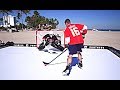 ALEKSANDER BARKOV VS. PAVEL BARBER | HockeyShot Shootout Challenge!