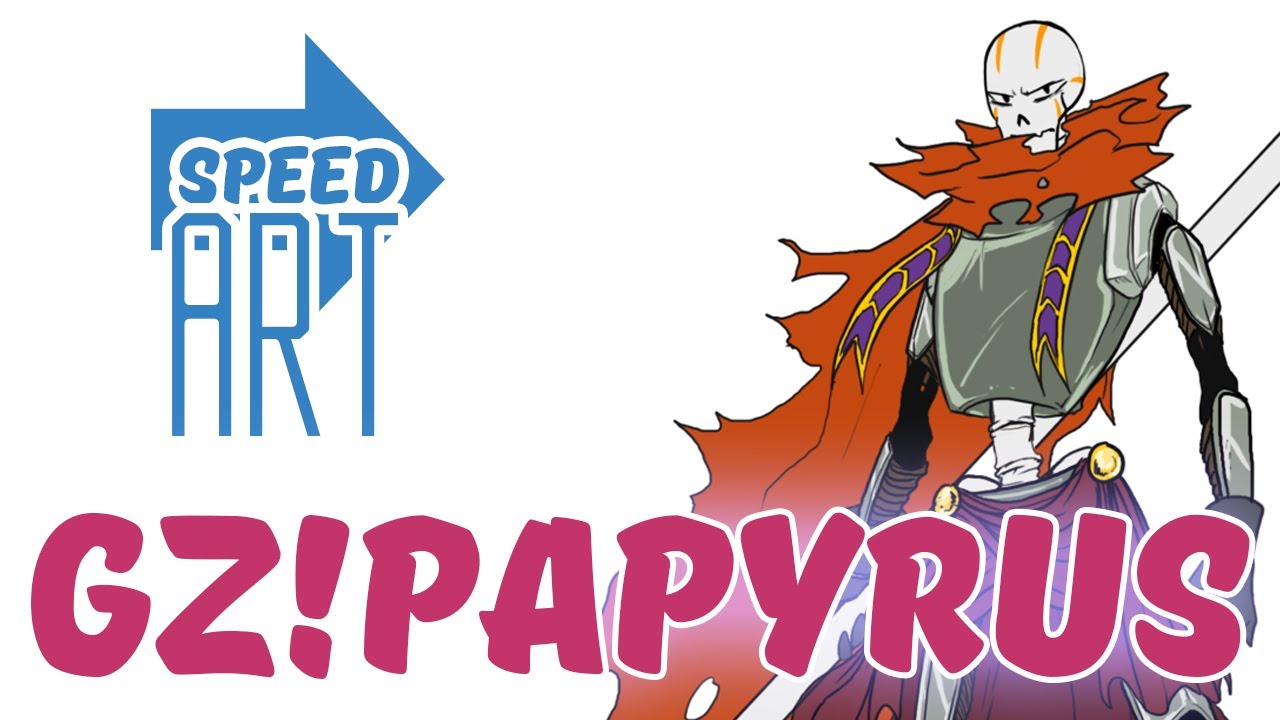 Como dibujar GZ Papyrus from Undertale AU