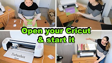 CRICUT Maker unboxing and first project      (Getting started with cricut full beginner tutorial)