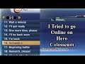 I tried going online on hero colosseum 