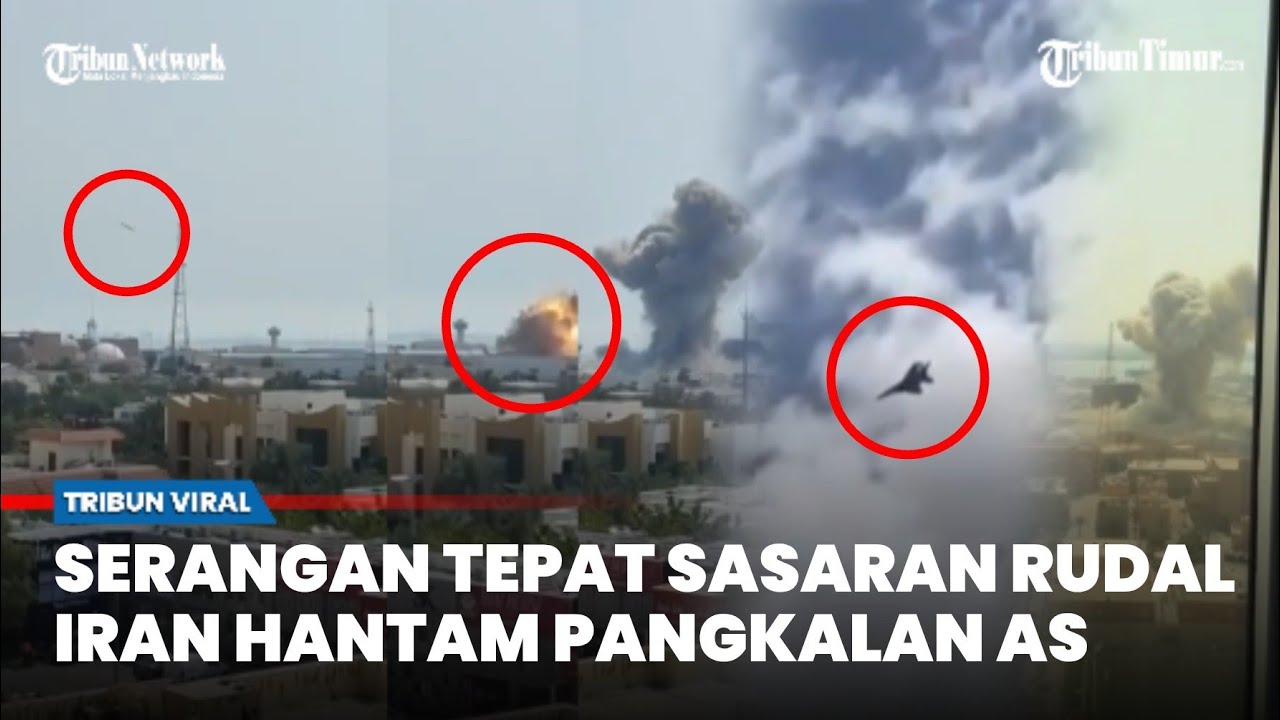 Rangkaian Iran Balas Serangan Amerika-Israel, Pangkalan di Timur Tengah Dihantam Rudal