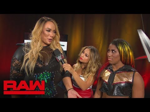 Nia Jax reminds Ember Moon who won at WWE Evolution: Raw, Oct. 29, 2018