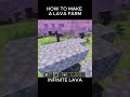 How to Make an Infinite Lava Farm in Minecraft 🔥 (Easy Tutorial)