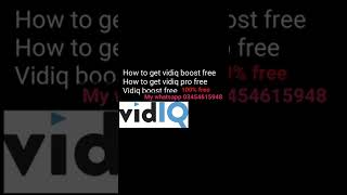 Vidiq boost free #Howtogetvidiqboostfree #vidiqboostfree #vidiqprofree screenshot 3