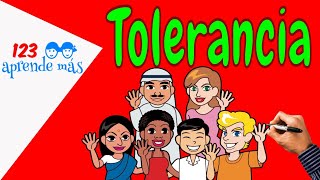 La TOLERACIA para niños de primaria. #tolerancia #valores #primaria