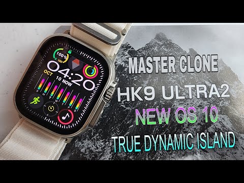 KIWITIME HK9 Ultra 2 Smart Watch Black Color Unbox-Local Music Gesture-Best  Watch Ultra 2 Copy? 