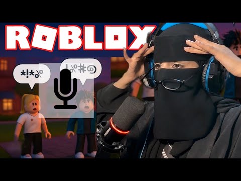 اول مره اللعب ربلوكس مايك الصدق مدري Roblox