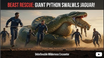 Python Crushes Leopard – You Won’t Believe How the Baby Saved Her!