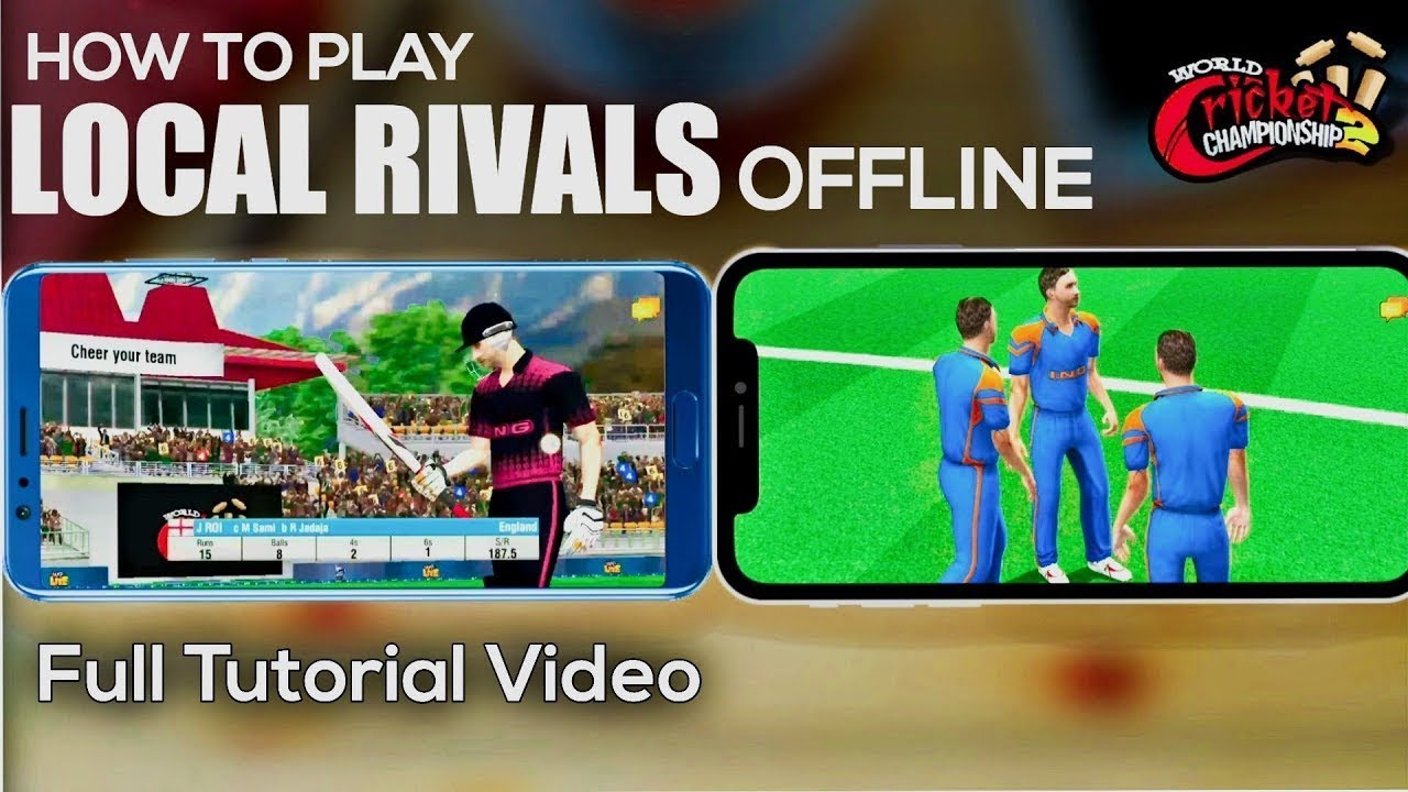 🔥 WCC2 How To Play Local Rivals With Friends , Offline multiplayer, Full Tutorial !!