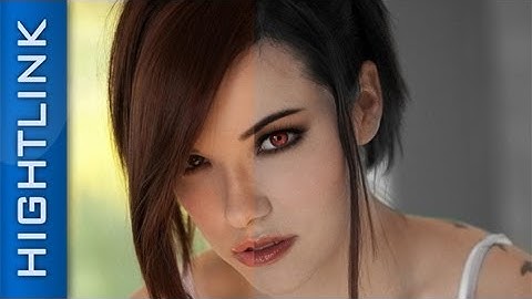 Vampire transformation Photoshop