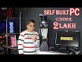 HOW TO SELF BUILD A GAMING PC - UNDER 2LAKH.   BUILD BY SIXTH CLASS STUDENT.