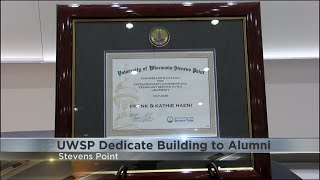 UWSP Dedicates building to alumni couple