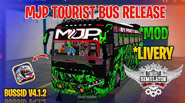 New Zedastra Bus Mod Tamil | Bus Simulator Indonesia | Mjp Bus Livery In Bussid #mjp #bus #mod
