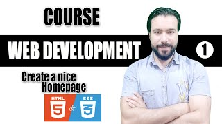 web development (web design), create a wonderful responsive home page (html , css). tutorial